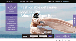Desktop Screenshot of adoral-hotel.com